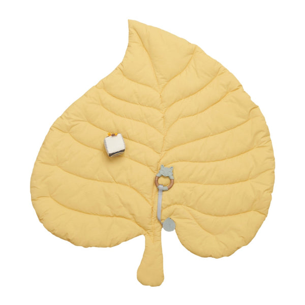 Leaf Play Mats for Babies - Mustard