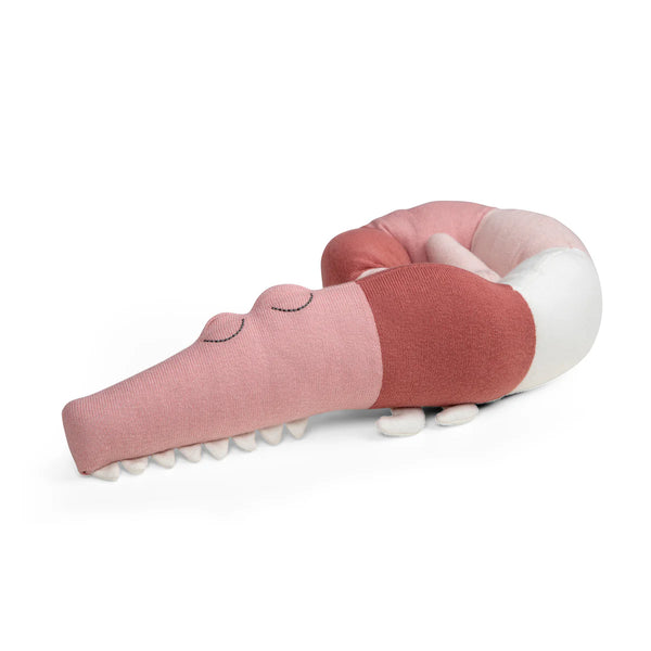 Sebra Sleepy Croc Soft Toy Mini - Blossom Pink