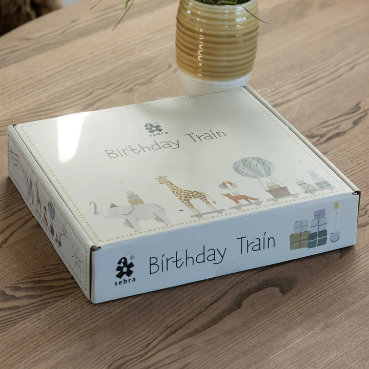 Birthday Train set - Customizable birthday train for family celebrations