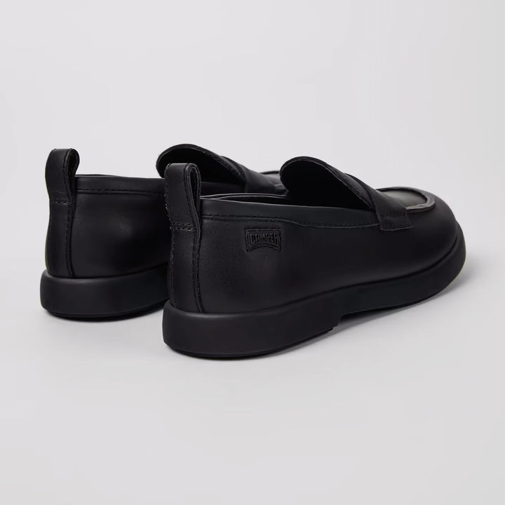 Comfortable camper loafers with removable footbed.