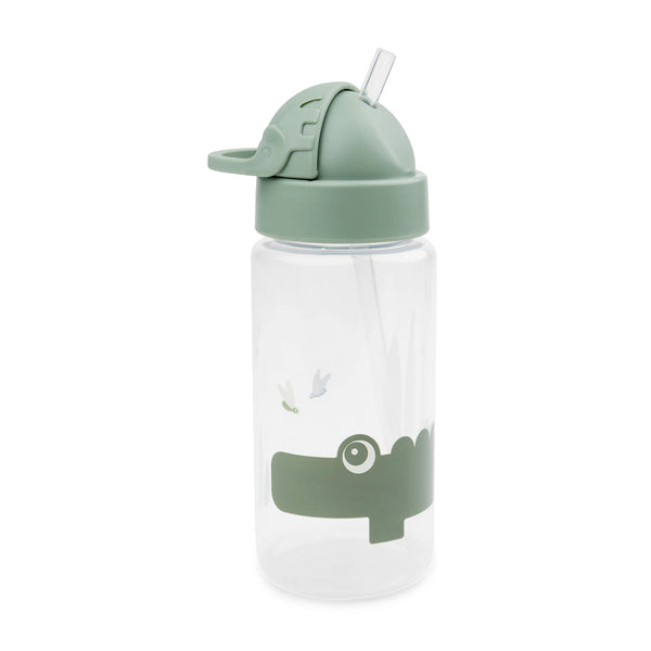 Done by Deer Kids Water Bottle With Straw - Croco