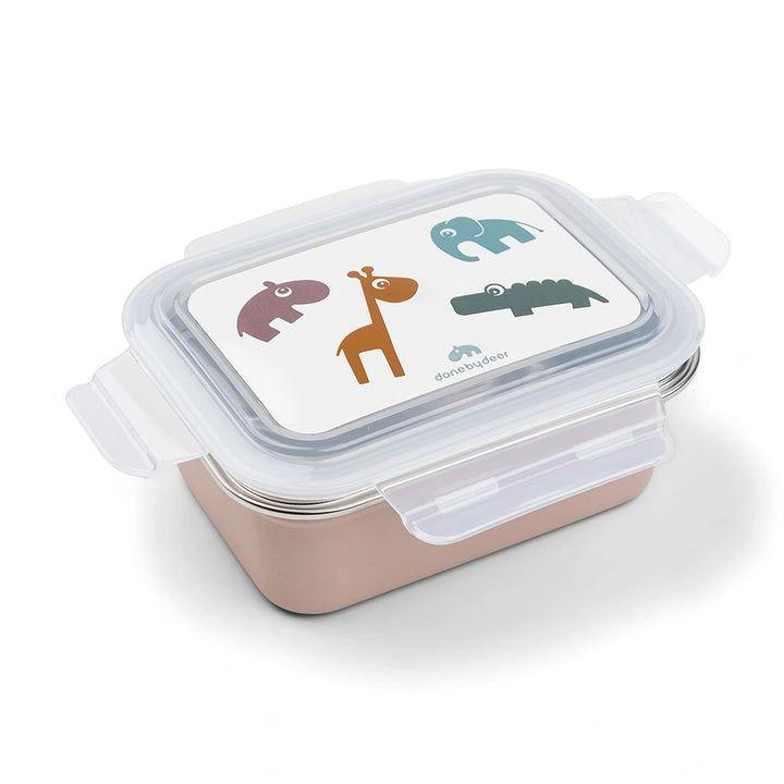 Done by Deer durable metal lunch box for kids' lunches and picnics.