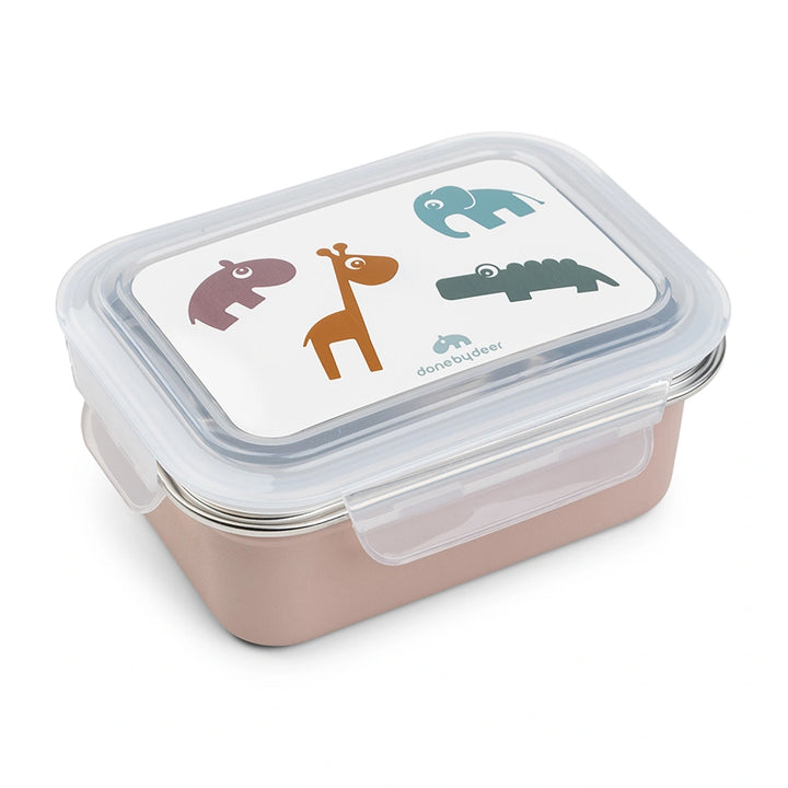 Done by Deer Metal Lunch Box - Deer Friends Powder- 750ml