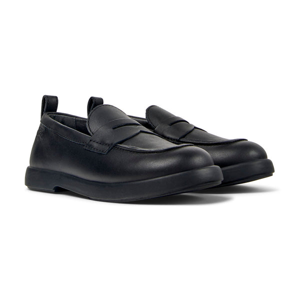 Black Leather School Shoes