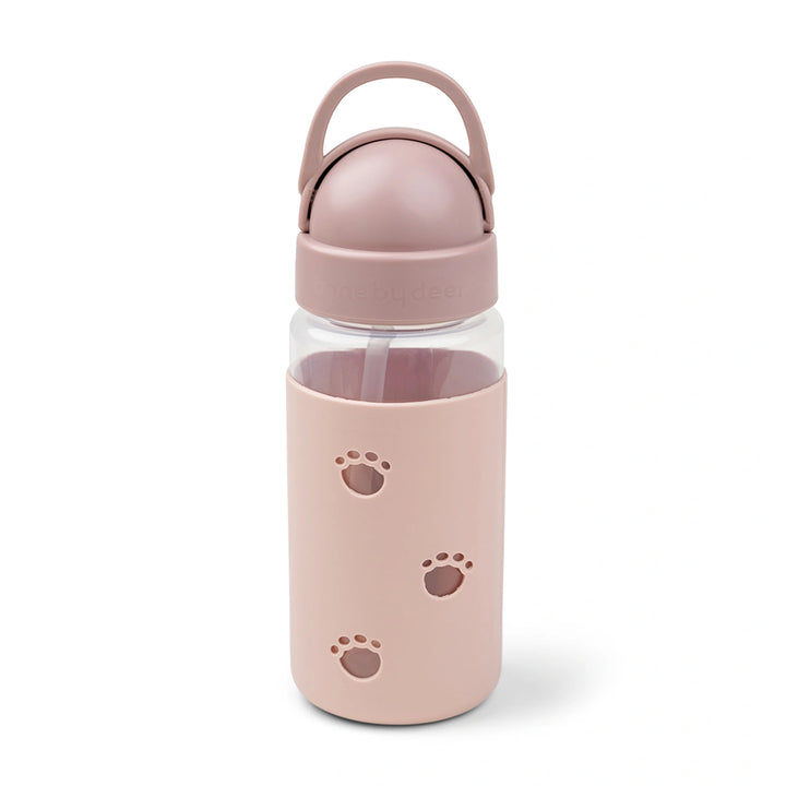 Done by Deer - Kids' easy-grip water bottle with hide-away straw.