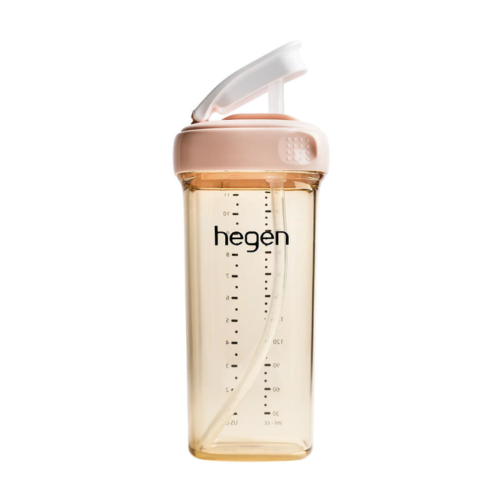 Pink Hegen Straw Cup 330ml/11oz