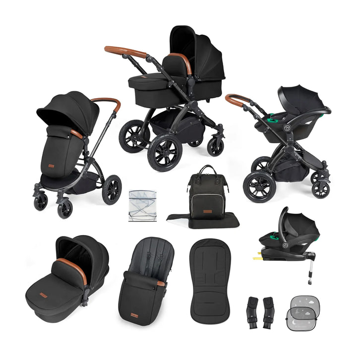 Ickle Bubba Stomp Luxe All-in-One i-Size Travel System and  Isofix Base