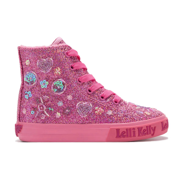 Lelli Kelly Girls Ankle Boots - Dafne Mid Dark Pink