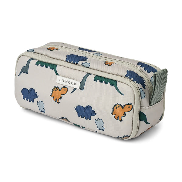 Liewood Cindy Pencil Case - Dinosaurs / Mist