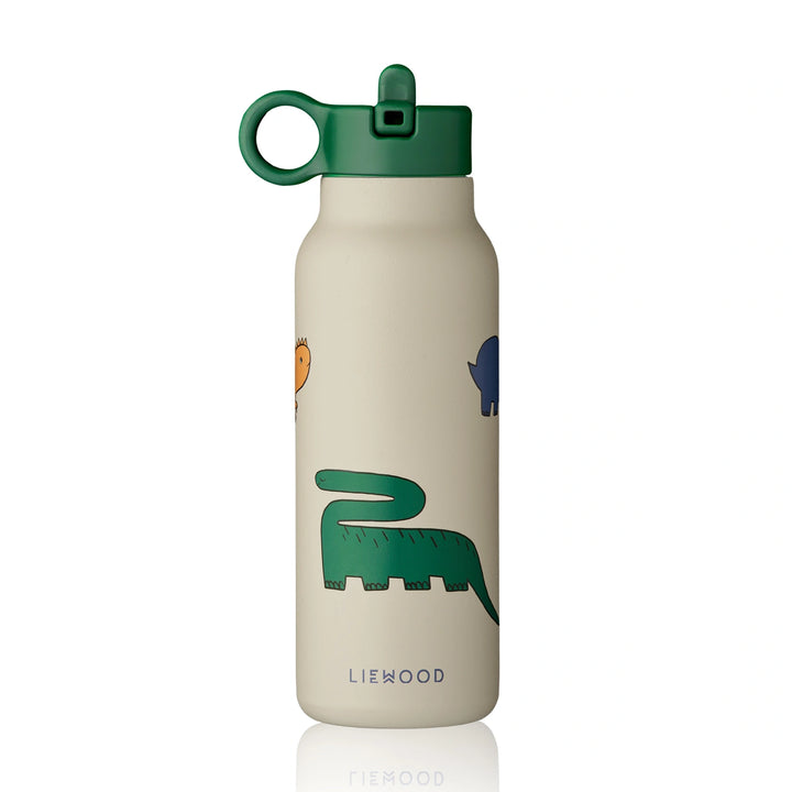 Liewood Falk Water Bottle - 350ml - Dinosaurs / Mist