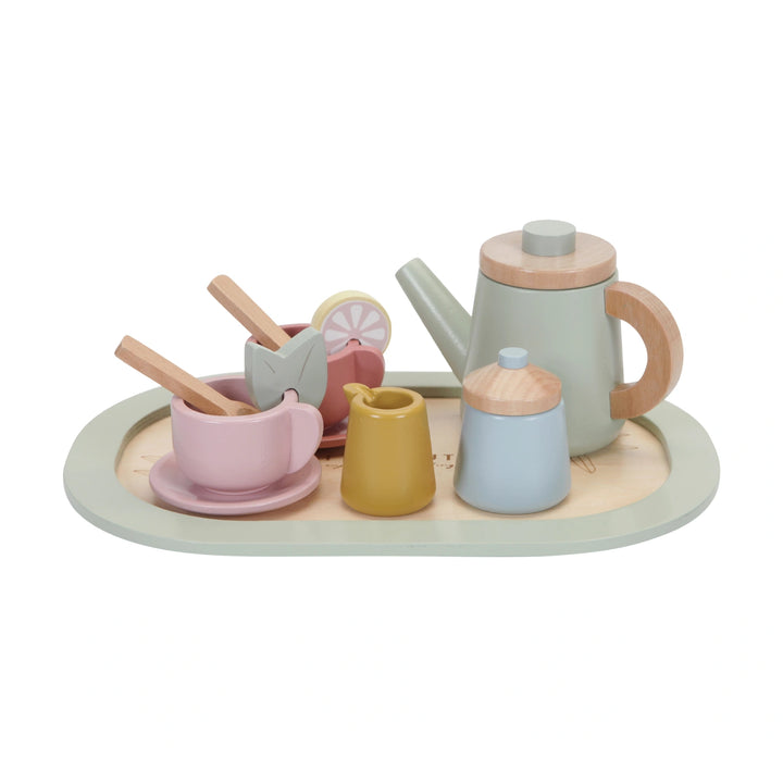 Little Dutch Wooden Tea Set - Pretend Play for Kids