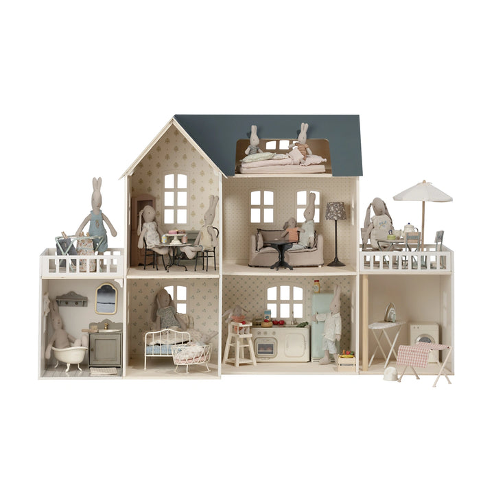 Maileg House of Miniature Dollhouse with decorated walls.