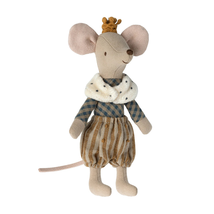 Maileg Prince Mouse Big Brother In Matchbox - Soft Toy