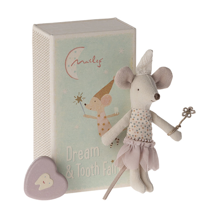 Magical tooth fairy mouse for bedtime stories.