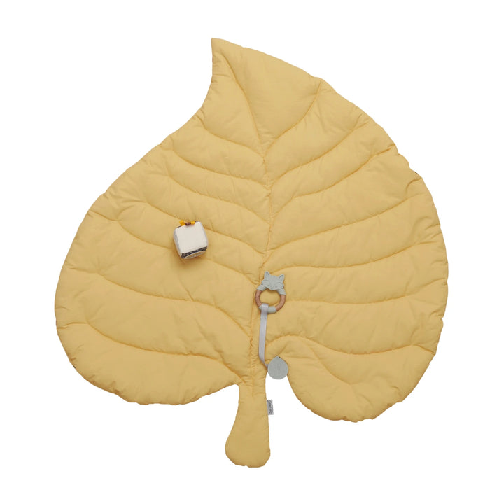 Leaf Play Mats for Babies - Mustard