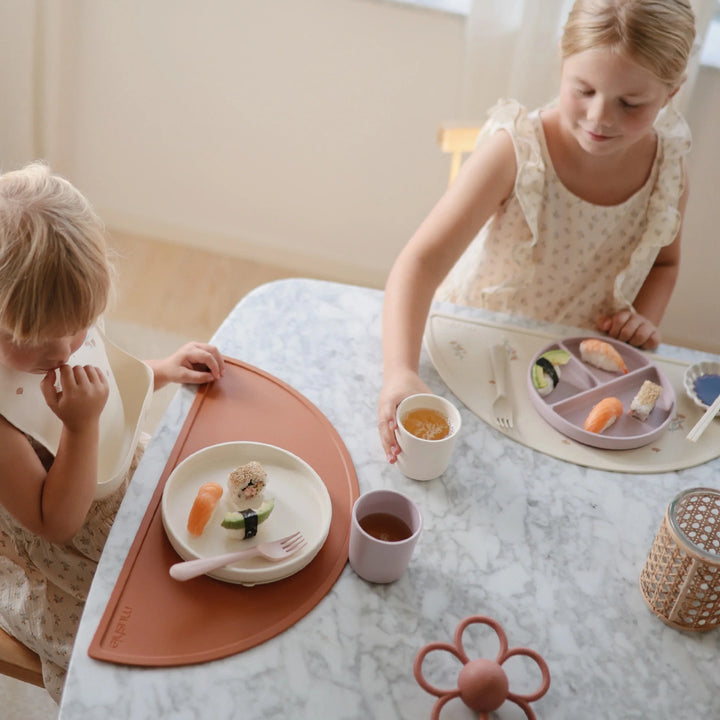 Mushie cutlery set is lightweight and easy to grip