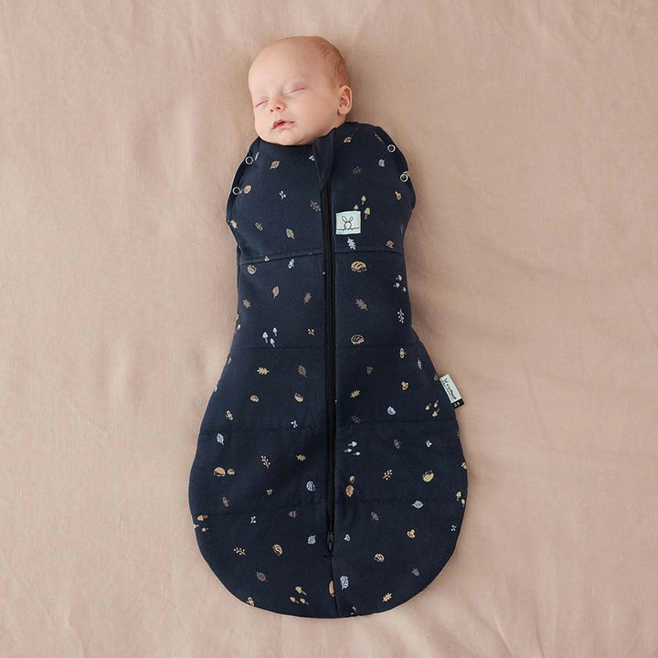 Newborn in ergoPouch Swaddle, Arms In