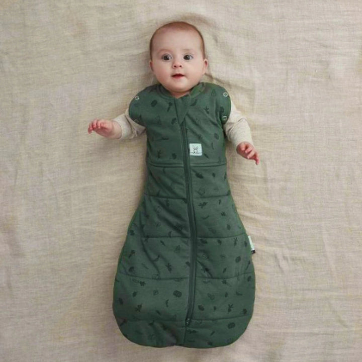 Baby Wrapped Snugly in ergoPouch Swaddle