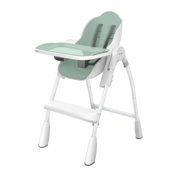 Oribel Folding Reclining Highchair, Pistachio Green