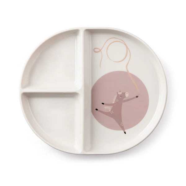 Sebra Baby Plate - Teeny Toes - Tastii Divided Plate