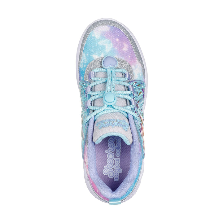 Light-up Skechers Wing Brites with on/off light button and magical design.