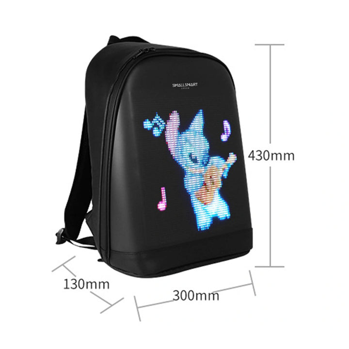 Measurement of Programmable LED School Bag.