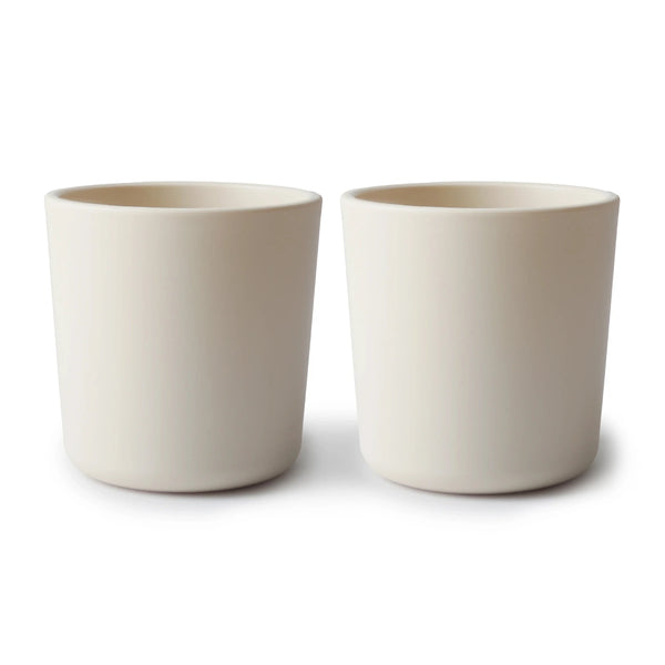 The Mushie Dinnerware Cup Set of 2 - Ivory