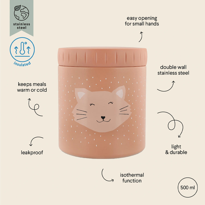 Trixie Insulated Lunch Pot keeps food warm or cold.