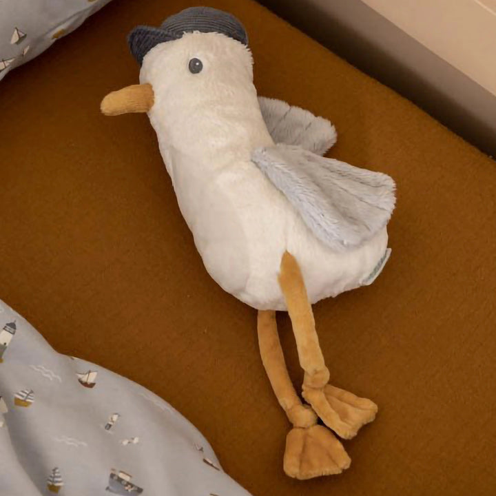 Newborn gift with Seagull Toy, Cuddle Cloth, and Teether