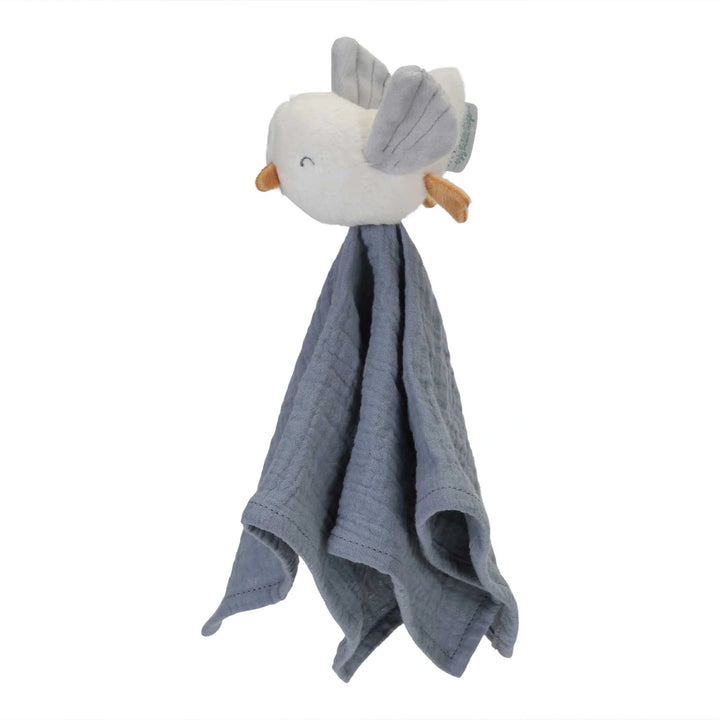 Blue Seagull Cuddle Cloth for Peek-a-Boo Fun