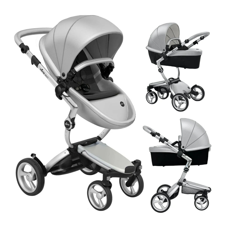 Mima Xari 3 in 1 Pushchair Argento Seat Silver Chassis