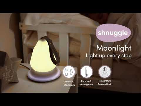 Shnuggle Moonlight Night Light | Baby & Toddler bedside Lamp