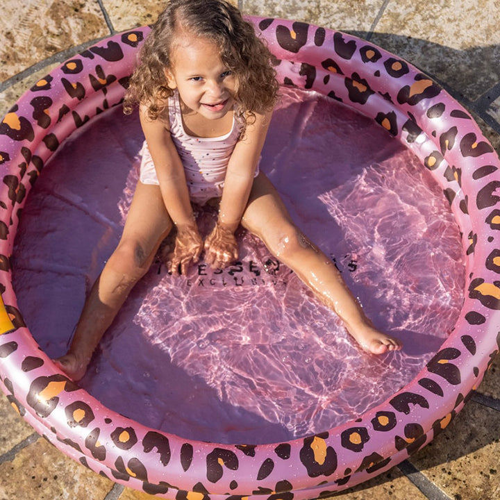 Swim Essentials Kids Pool 150cm- Rose Gold Leopard