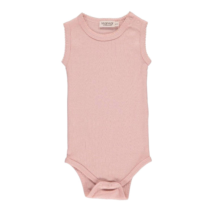 MarMar Sleeveless Baby Bodysuit Organic Cotton - Rose